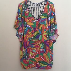 Summer Floral Trina Turk Swim CoverUp